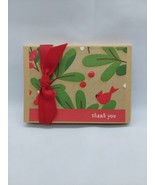10 Hallmark Stationery Thank You Cards Red Bird Cardinal - €8,45 EUR