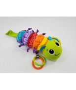 Infantino Musical Caterpillar Baby Crib Activity Plush Toy Rattle Teethe... - $189.87 MXN