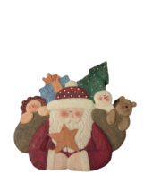 Santa Claus Bag Of Toys &amp; Christmas Tree Wall Or Table Decoration Lights... - $19.14