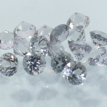 Spinel One White Mogok Burma Faceted Rounds 3 mm Accent Gem Averages .15 carat - £5.60 GBP