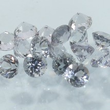 Spinel One White Mogok Burma Faceted Rounds 3 mm Accent Gem Averages .15 carat - $7.13