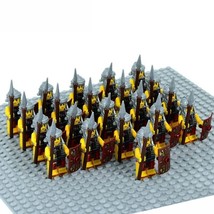 Medieval Knight Castle Roman Soldier 21Pcs Minifigure Sets - £22.10 GBP