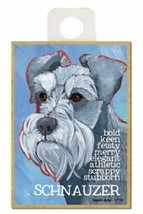 Schnauzer Bold Keen Feisty Elegant Merry...Dog Fridge Kitchen Magnet 2.5... - £4.61 GBP