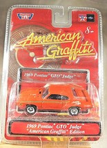 2006 Motor Max American Graffiti 1969 PONTIAC GTO JUDGE Orange w/Chrome 5 Spokes - £16.13 GBP