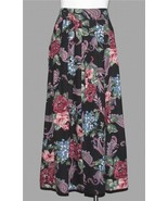 VTG Kathie Lee Floral Roses Paisley Vintage Tapestry Look Midi Skirt Wm&#39;... - $31.44 CAD