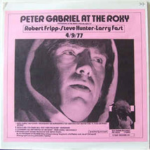 Peter Gabriel Vintage LP At The Roxy From 1977 with Fripp Hunter Larry F... - $79.50