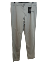 Under Armour Youth XL Utility Baseball Pants Gray Ankle Length Loose Fit - $15.84