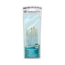 Royal and Langnickel Detail Taklon Variety Brush Set - Gold (Pack of 7)  - $28.00