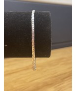Vintage Silver Tone Chain Bracelet Estate Jewelry Find KG JD - $20.30 CAD