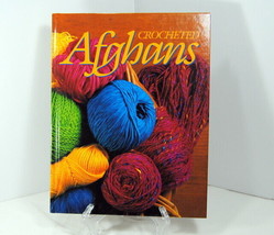 Crocheted Afghans 1988 Leisure Arts Oxmoor House Handmade Crocheting Knitting - £7.13 GBP