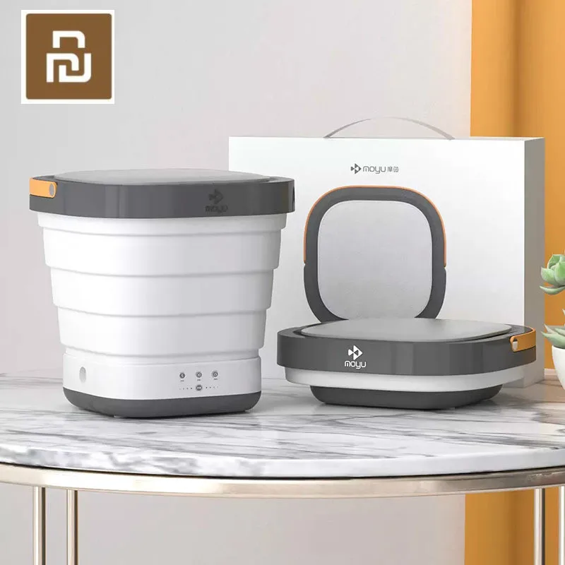 Moyu Folding washing machine Portable laundry Mini portable washing dehy... - $178.53