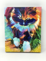 Smitten Kitten Digitalized Cat Feline Vivid Canvas Art by Patricia J. Dennis - £18.15 GBP