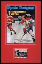 Guy Lafleur Signed Framed 1977 Sports Illustrated Magazine Display Canadiens - £70.46 GBP