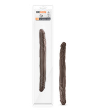 Dr.Skin 14&quot; Double Dildo Chocolate - $23.63