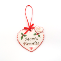 Avon Moms Favorite First Born Ornament Ceramic Holiday Decor New - £10.82 GBP