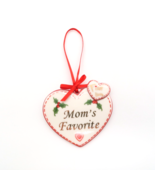 Avon Moms Favorite First Born Ornament Ceramic Holiday Decor New - £10.93 GBP