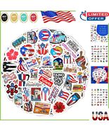 100 Premium Puerto Rico Souvenir Stickers - Fade Resistant &amp; Glossy Finish - $350.61 MXN