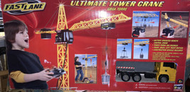 Fast Lane Action Wheels 48 Inch Tall Mega Crane Remote Control Playset NIB - £70.96 GBP