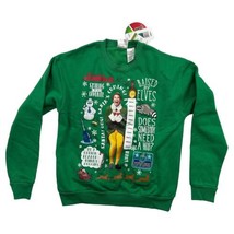 Elf Christmas Sweater Unisex Small with speaker &quot;Does someone need a hug... - $19.79