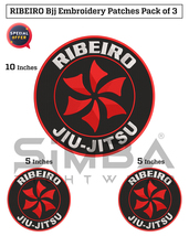 Ribeiro Martial Arts Patches BJJ kimono Patches BJJ Embroidery Patches pack of 3 - £24.50 GBP