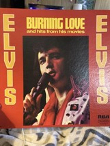 Elvis Vinyl Record Burning Love And Hits From His Movies - £5.69 GBP