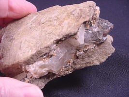 R408-U) 10 oz natural white Herkimer diamonds quartz crystals matrix NY specimen - £39.09 GBP