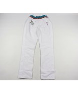 Vtg 90s Champion Mens 36 Game Worn Detroit Pistons Tearaway Pants White ... - $135.33 CAD