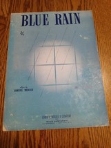 Vintage Blue Rain Sheet Music (Johnny Mercer)  1939 Van Heusen - £19.51 GBP