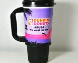 DUNKIN DONUTS ARUBA “Worth The Trip” Vintage 20 Oz. TRAVEL MUG Whirley S... - $17.10