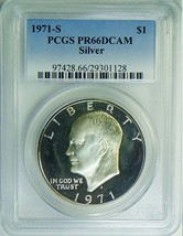 1971-S $1 Silver DC (Proof) Ike Dollar   20140040 - $42.06