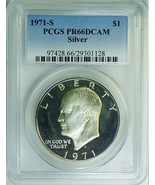 1971-S $1 Silver DC (Proof) Ike Dollar   20140040 - £33.62 GBP