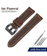 Genuine Leather Watchband for Panerai Fossil SEIKO TISSOT  Multiple Sizes - $37.03 CAD