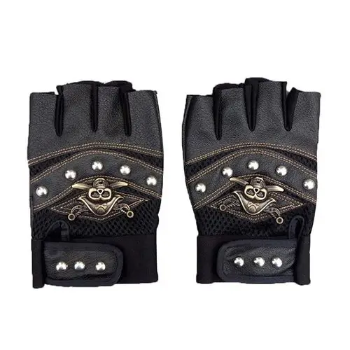 Outdoor Cycling Half Finger Gloves Men&#39;s Anti-skid  Wear-resistant Motorcycle Bi - £83.53 GBP