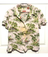 Tommy Bahama Womens XL SOUTHERN PLANTATION Pink Short Sleeve Button Down... - $277.08 MXN