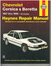 Haynes Repair Manual : 1987-1996 Chevrolet Corsica &amp; Beretta (24032) {2255} - £9.45 GBP