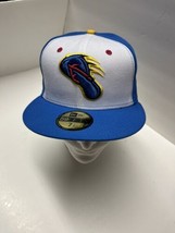 San Antonio Missions Flying Chanclas New Era Hat Cap Fitted Size 7 1/4 59Fifty - £19.70 GBP
