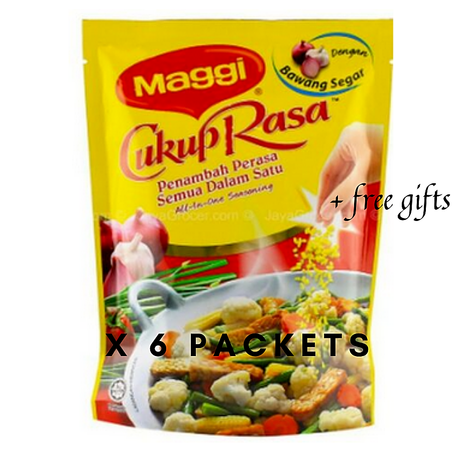  Maggi Cukup Rasa All In One Seasoning Flavour HALAL 6 X 300G with Free Gifts - £55.71 GBP