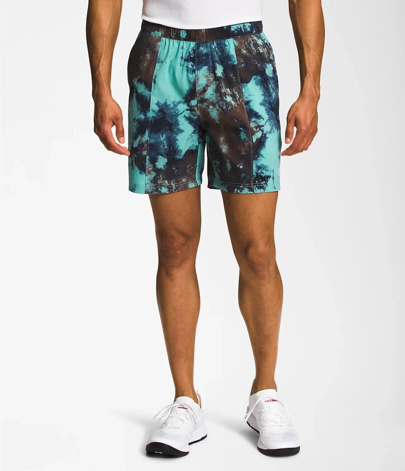 Primary image for The North Face Wasabi Tie Dye Shorts Men’s M Printed Class V Pull On NEW