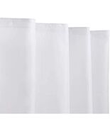 Kenney Fabric Shower Curtain Liner, 70&quot; W x 72&quot; H, White - $523.43 MXN