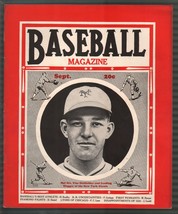 Baseball Magazine 9/1935-Mel Ott-Ted Lyons-MLB-pix-info-FN - £144.26 GBP