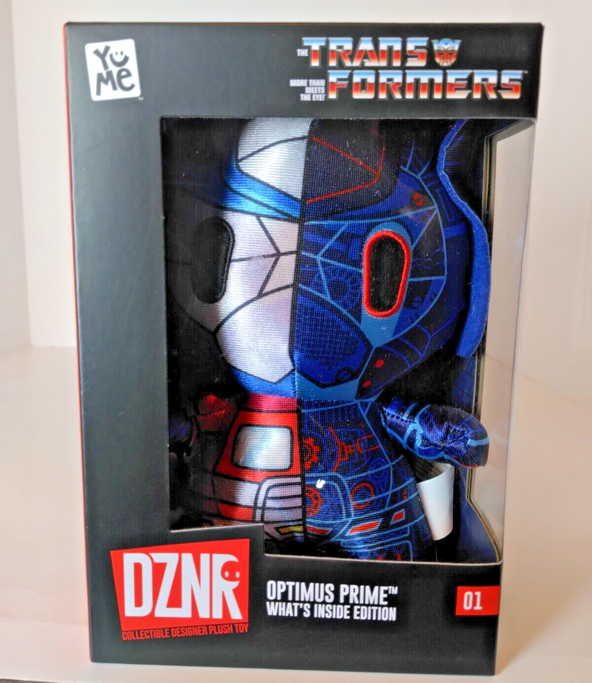 Optimus Prime - DZNR Transformers ( Yume What’s Inside Edition) Plush #01 Flaw! - $10.24