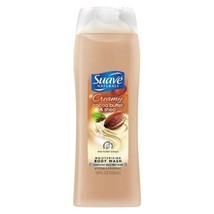 Suave Naturals Cocoa Butter &amp; Shea Body Wash 18 Oz Bottle (4 Pack) - £33.48 GBP