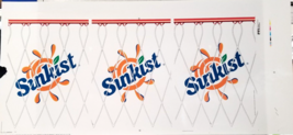 Sunkist Basketball Logo Proof Preproduction Advertising Juicy Orange Sod... - $18.95