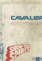 1982 GM Chevrolet Cavalier Servizio Negozio Riparazione Officina Manual OEM Book - £9.51 GBP