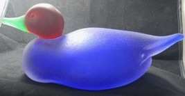 Murano Art Glass Duck with Franco Moretti signature  - £216.60 GBP