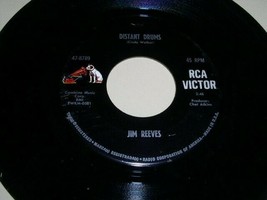 Jim Reeves Distant Drums Old Tige 45 Rpm Record Vinyl Rca Label - £12.73 GBP