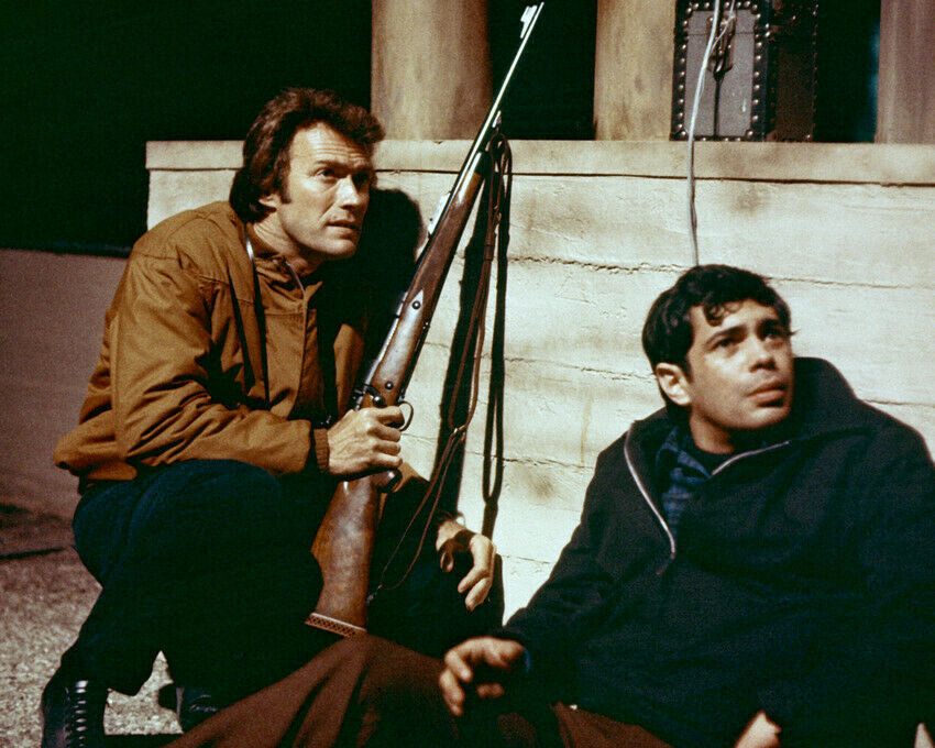 Dirty Harry Clint Eastwood Reni Santoni take cover from Scorpio 24X36 Po... - $29.00