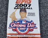 2007 Topps Opening Day Baseball Factory Sealed pack  (1) - £5.10 GBP