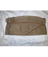1952 KOREAN WAR ARMY TAN KHAKI GARRISON COVER CAP TRANSPORTATION PIPING ... - $30.95