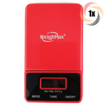 1x Scale WeighMax NJ-100 Red Digital Pocket Scale | Protective Cover | 100G - £17.44 GBP